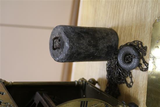 John Hicks, London. A lantern clock height 38cm
